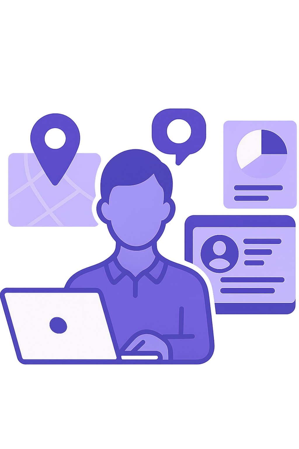 handwerker mit werkzeugkasten