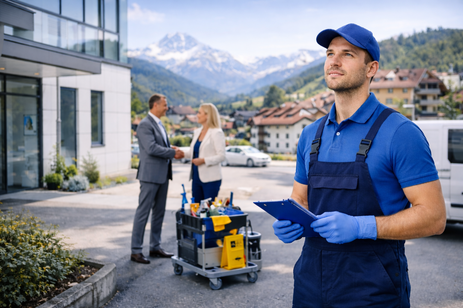 Regionale Dienstleistungen und Reinigung mit Sharkz